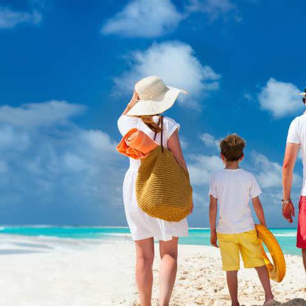 Family On Beach