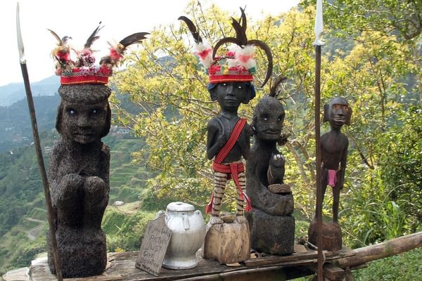Filipino Ifugao Tribal Wooden statues and masks Philippines Canva Pro Filipino Ifugao Tribal Wooden statues and masks Philippines Canva Pro