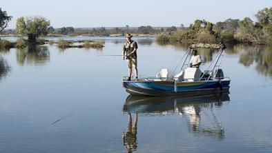 Fishing On The Zambezi At Thorntree River Lodge