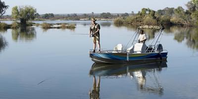 Fishing On The Zambezi At Thorntree River Lodge