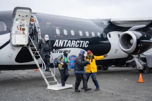 Flight to Antarctica