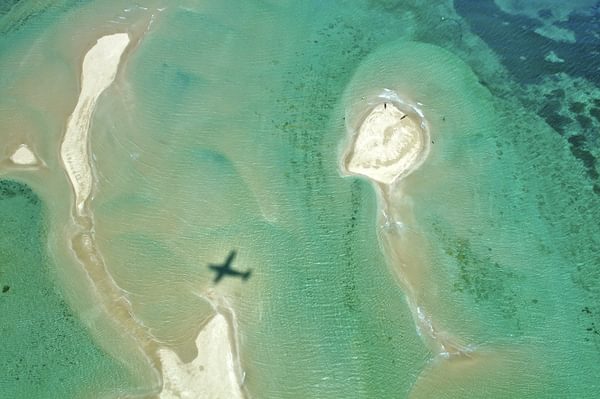 Flying Over Vamizi Island In The Quirimbas Flying Over Vamizi Island In The Quirimbas