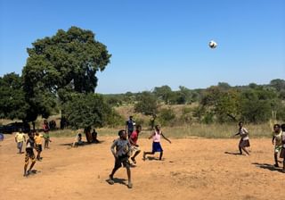 Football in the air Katubya Community Schiil Zambia Play it Forward Football in the air Katubya Community Schiil Zambia Play it Forward