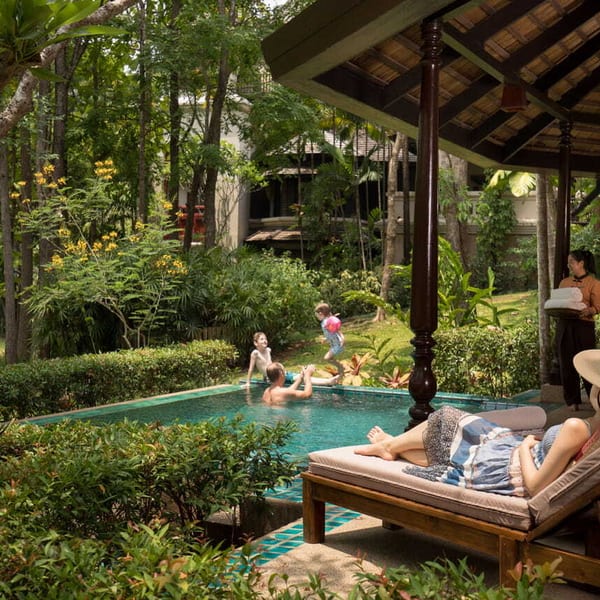 Four Seasons Chiang Mai Plunge Pool Family Thailand