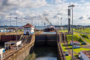 Gatun Lake Locks Panama Canal Canva Pro