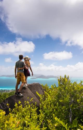 Hiking To The Highest Point On La Digue Island Seychelles