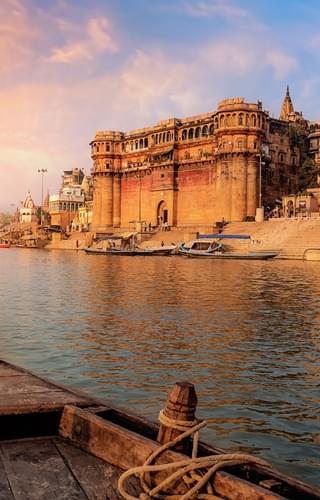 Holy River Ganges At Varanasi Copy