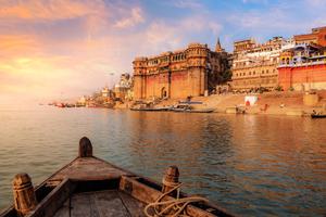 Holy River Ganges At Varanasi Holy River Ganges At Varanasi