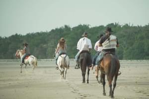 Horseriding on the beach in Los Llanos Colombia Savanna Orinoquia 3