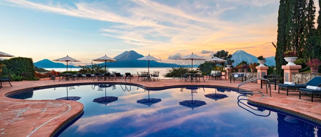 Hotel Atitlan pool