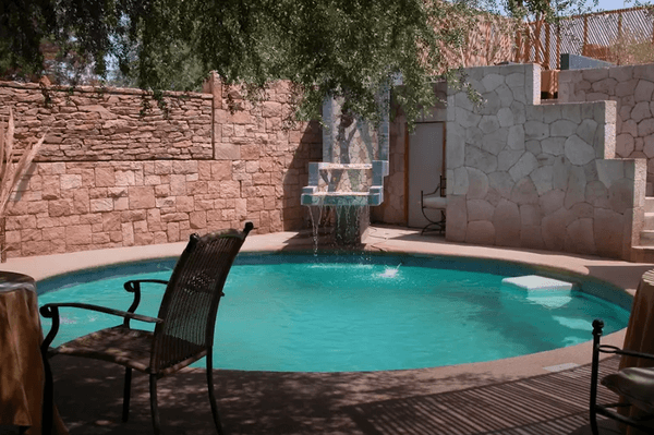 Hotel Kimal pool area Hotel Kimal pool area