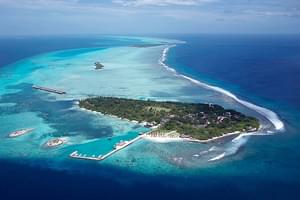 Hudhuranfushi Aerial View