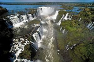 Iguazu falls overhead 38