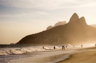 Ipanema beach sunset rio de janeiro brazil Ipanema beach sunset rio de janeiro brazil