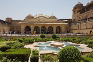 Jaipur Amer Fort Gardens Jaipur Amer Fort Gardens