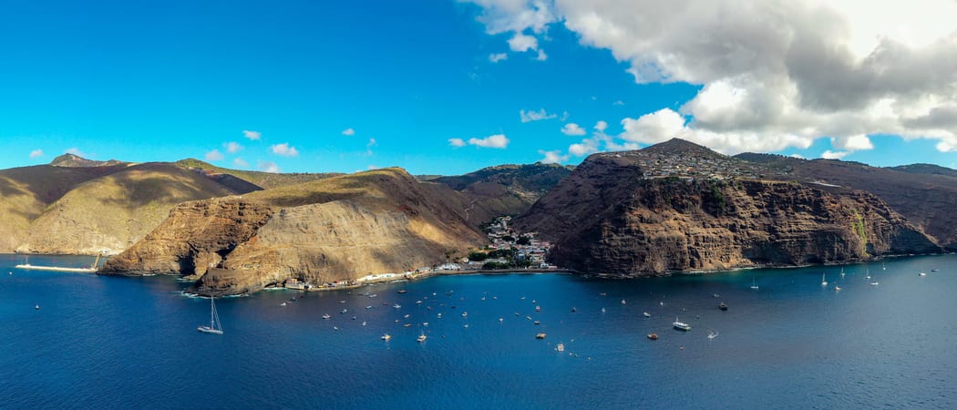 Jamestown viewed from sea Photo by Craig Williams