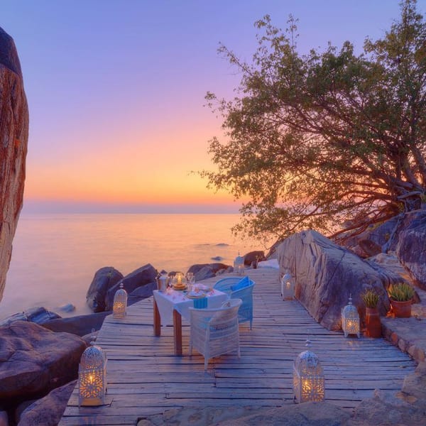 Kaya Mawa sunset dinner