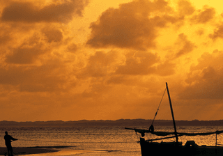 Kenya Lamu Island dhow at sunset Canva Pro Kenya Lamu Island dhow at sunset Canva Pro