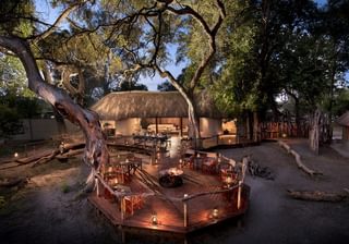 Khwai Bush Camp Outdoor Dining Khwai Bush Camp Outdoor Dining