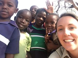 Kids Selfie At Lake Malawi Near Pumulani Lodge