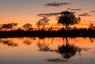 Kwando Lebala Sunset Reflection