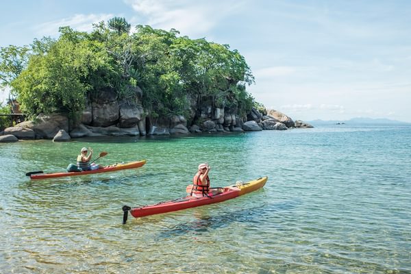 Kyaking Mumbo Island Malawi Kyaking Mumbo Island Malawi
