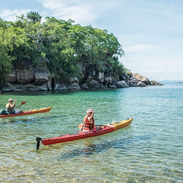 Kyaking Mumbo Island Malawi