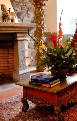 La Casona fireplace La Casona fireplace