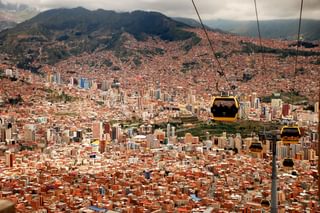 La Paz cable car Bolivia min La Paz cable car Bolivia min