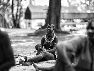 Lales Camp Woman And Child Lales Camp Woman And Child