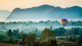 Laos balloon ride