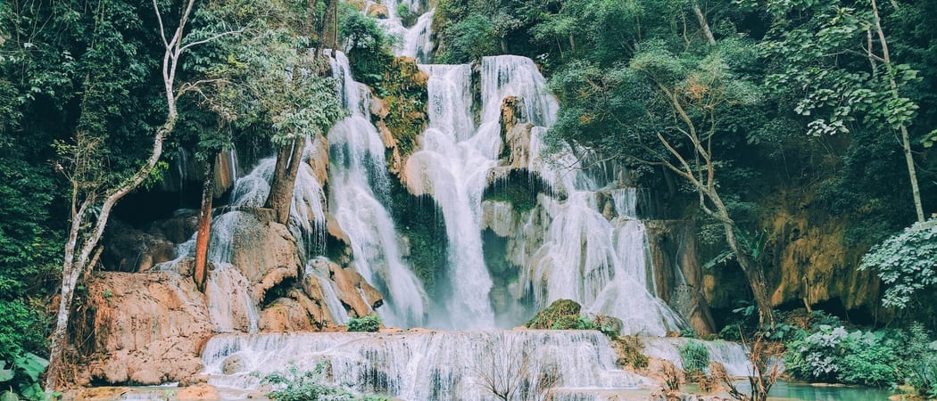 Luang Prabang Waterfall Laos
