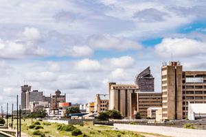 Lusaka skyline Zambia