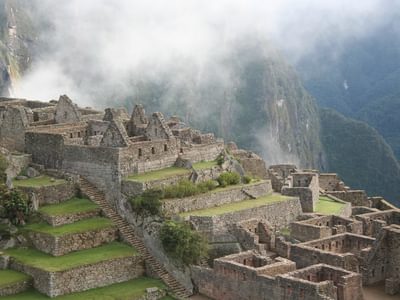 Ma Pi ruins misty Ma Pi ruins misty