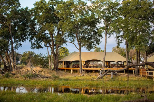 Main area Duba Explorers Camp Okavango Botswana Wetu Main area Duba Explorers Camp Okavango Botswana Wetu