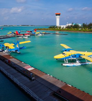 Seaplane Check In What To Expect when arriving in the Maldives | Far and Wild Travel