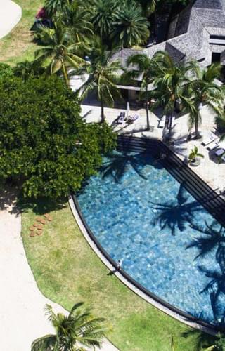 Maradiva Villa Resort Aerial Pool View
