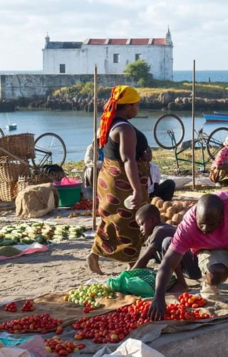 Market On Ilha De Mozambique