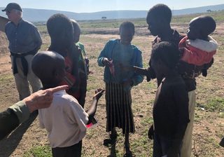 Meeting Villagers At Saruni Mara Meeting Villagers At Saruni Mara