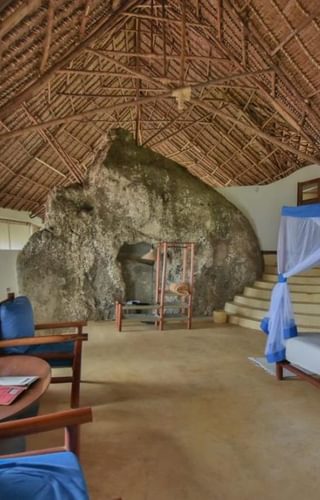 Mfango Island lodge room Mfango Island lodge room