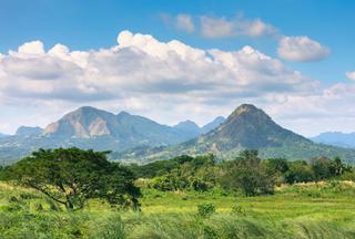 Mountain landscape in Bataan Philippines