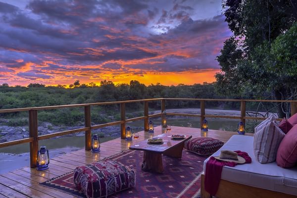Naibor camp sundowners Naibor camp sundowners