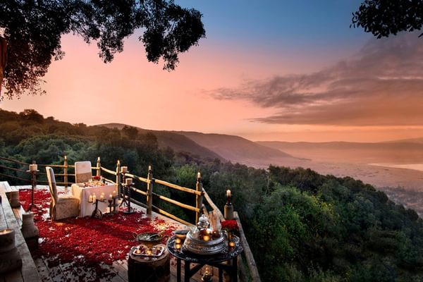 Ngorongoro  Crater  Lodge  Private  Dinner Ngorongoro  Crater  Lodge  Private  Dinner
