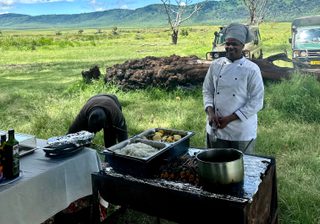 Ngorongoro bush lunch Ngorongoro bush lunch