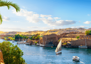 Nile River in Aswan Canva Pro Nile River in Aswan Canva Pro