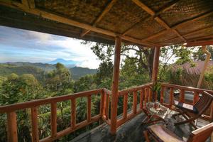 Nkuringo  Bwindi  Gorilla  Lodge Dining  Front  Balcony