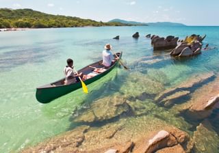 Nkwichi Lodge Canoeing On Lake Niassa Nkwichi Lodge Canoeing On Lake Niassa