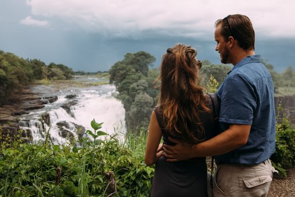 Old Drift Lodge Couple Vic Falls Zimbabwe Old Drift Lodge Couple Vic Falls Zimbabwe