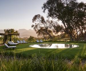 Orchard cottage pool Boschendal