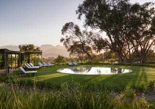 Orchard cottage pool Boschendal